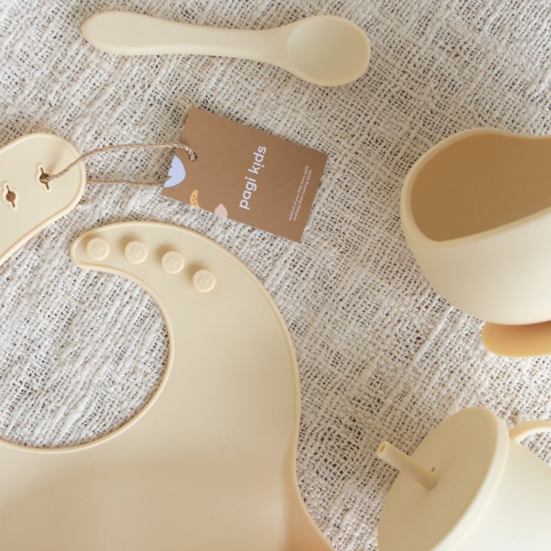 Feeding Set in Mellow Yellow