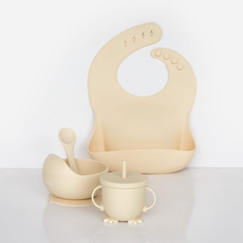 Feeding Set in Mellow Yellow