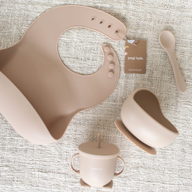 Feeding Set in Mocha